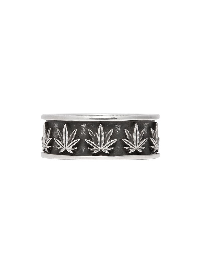 PLANTLIFE RING / HUF 輪っか 指環 HUF ハフ 付属物・ウォッチ 輪っか・指環 しろがね色【貨物輸送無料】[ Fashion] ジュエリー・アクセサリー-指輪・リング