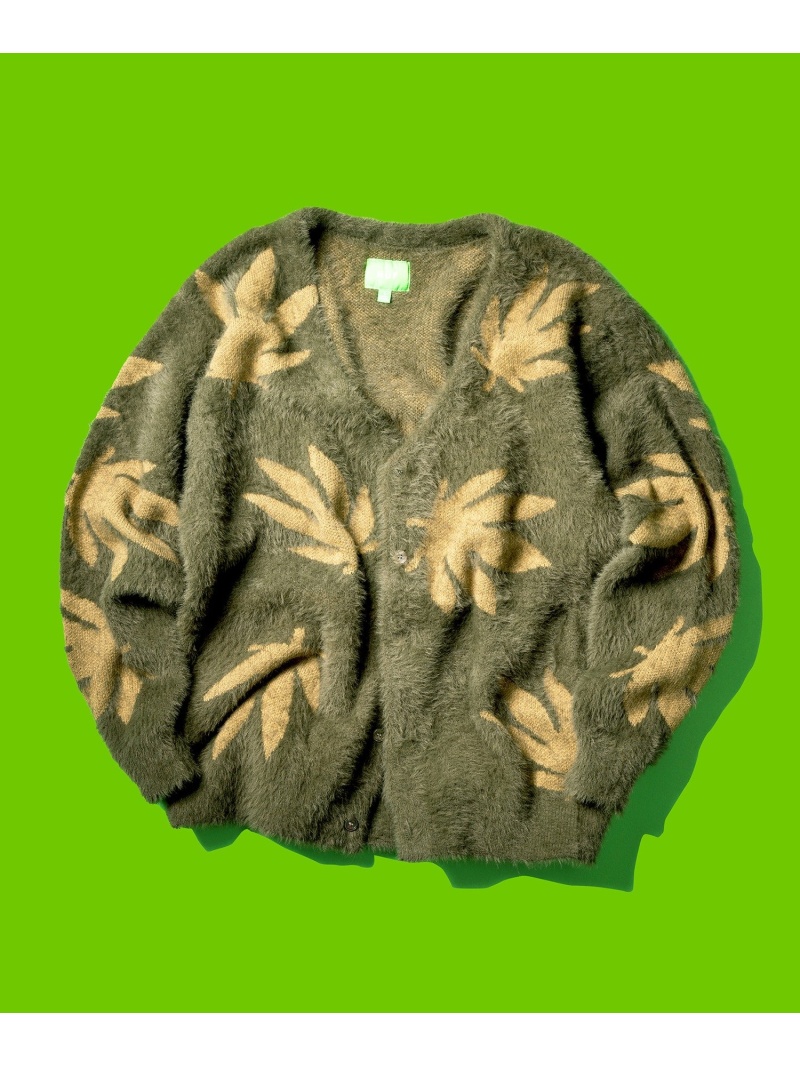 82%OFF!】 HUF PLANTLIFE CARDIGAN ハフ トップス カーディガン カーキ