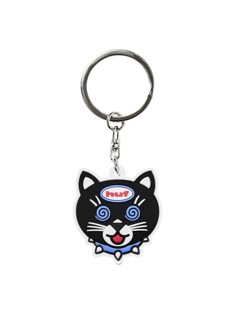 hypno-cat-led-keychain-huf-huf
