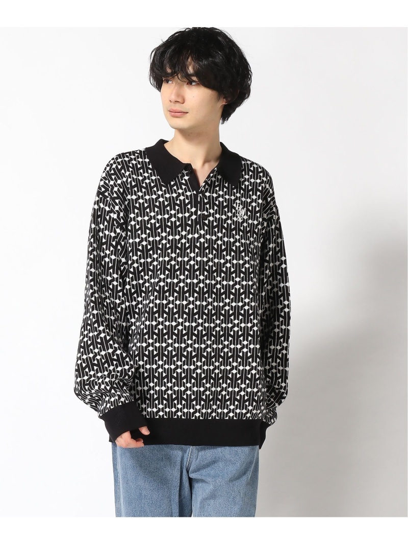 huf PARADOX KNIT POLO HUF ニット ポロシャツ - ニット