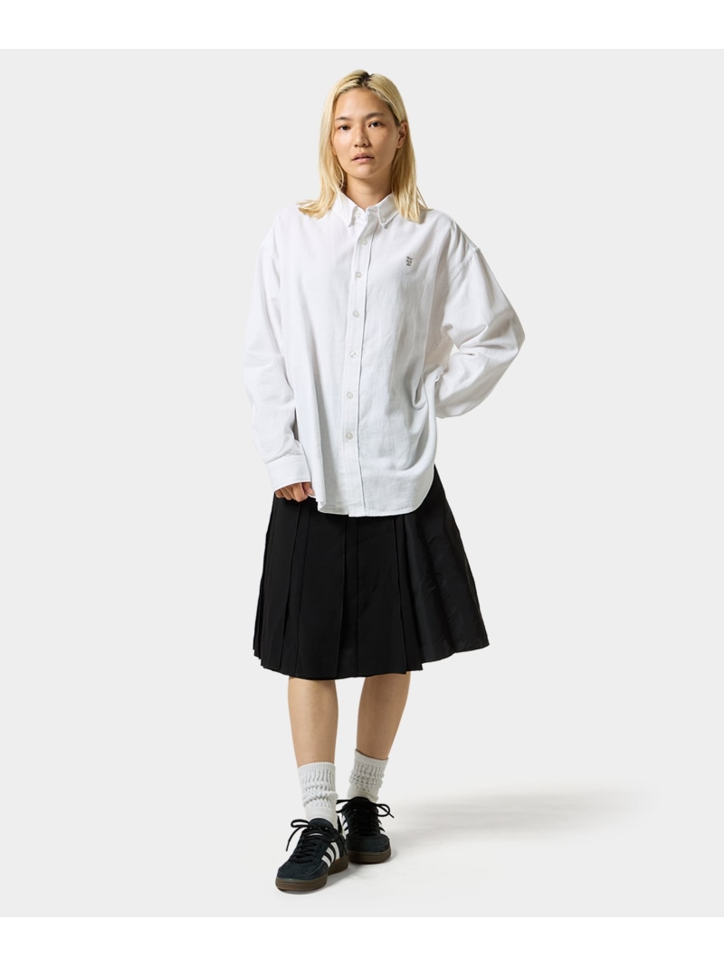 MEGABLAST LS SHIRT / HUF ハフ シャツ HUF ハフ トップス シャツ・ブラウス ホワイト ブラック【送料無料】[ Fashion] 13,669円