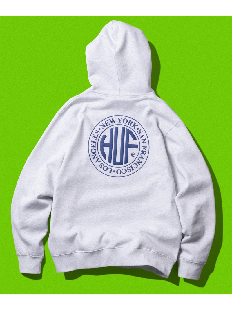 楽天市場】REGIONAL PUFF HOODIE HUF ハフ ロゴ スウェット パーカー 