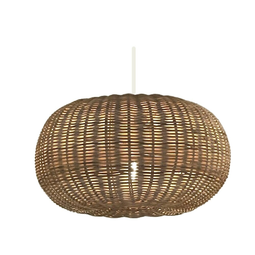 楽天市場】BAWANG ラタンペンダント照明 50cm ペンダントライト ラタン