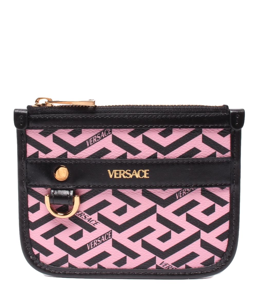 【未使用】VERSACE ヴェルサーチ　グレカロゴ　ポーチ VERSACE ヴェルサーチ ポーチ バッグ未使用！ - メルカリ