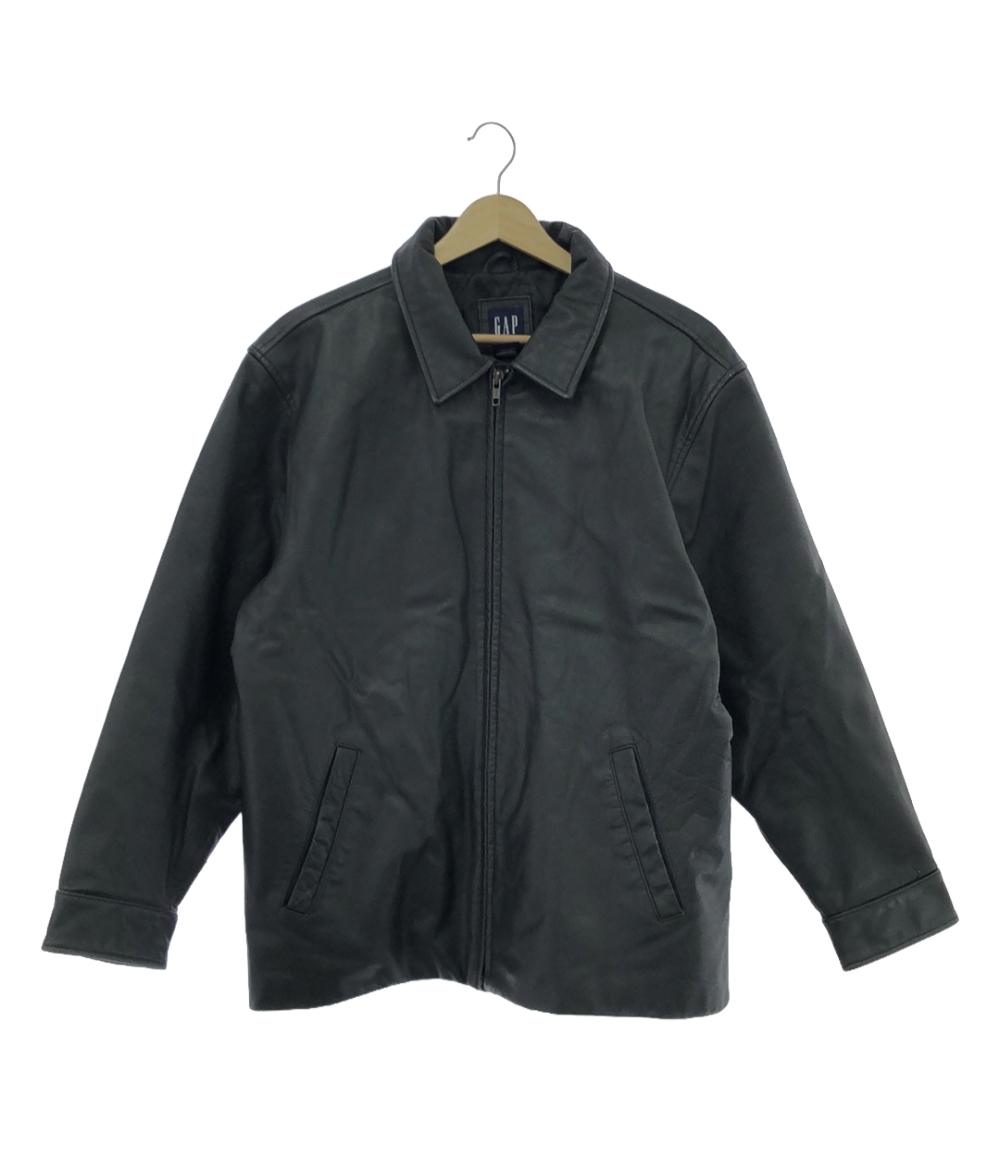 US古着【本革リアルレザー スエード シャツジャケット】メンズXL ブラック k-fed10y22n05y01d8.jpg