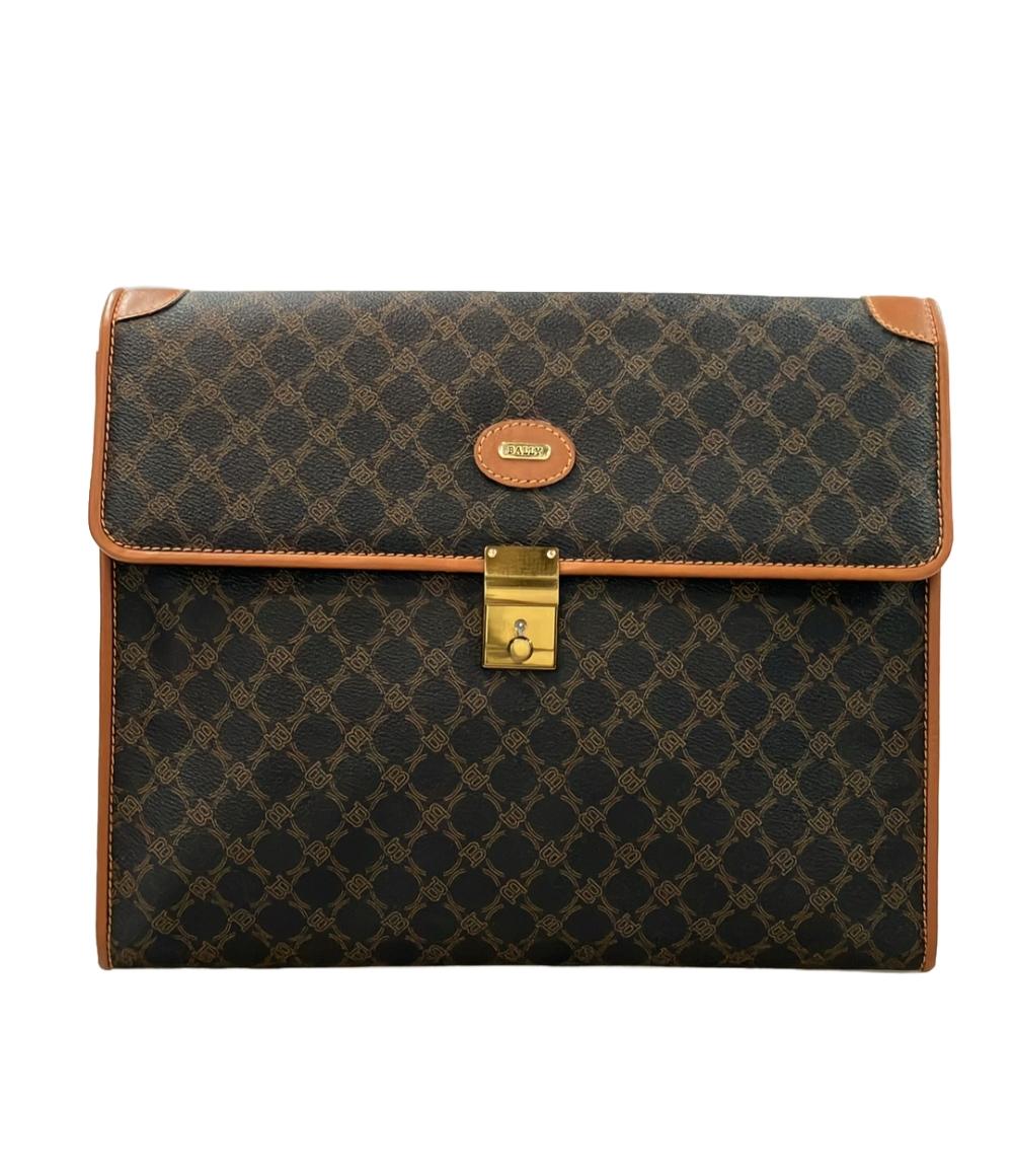 BALLY アタッシュケース　未使用 BALLY】アタッシュケース ゴールド金具 レザー - メルカリ