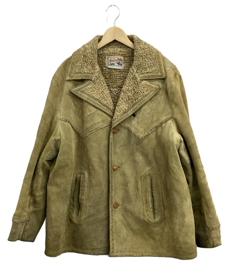 00s Lee リー レザージャケット 15411 ダブルタグ 牛革 ベージュ系 00s Lee リー レザージャケット 15411 ダブルタグ 牛革 ベージュ系