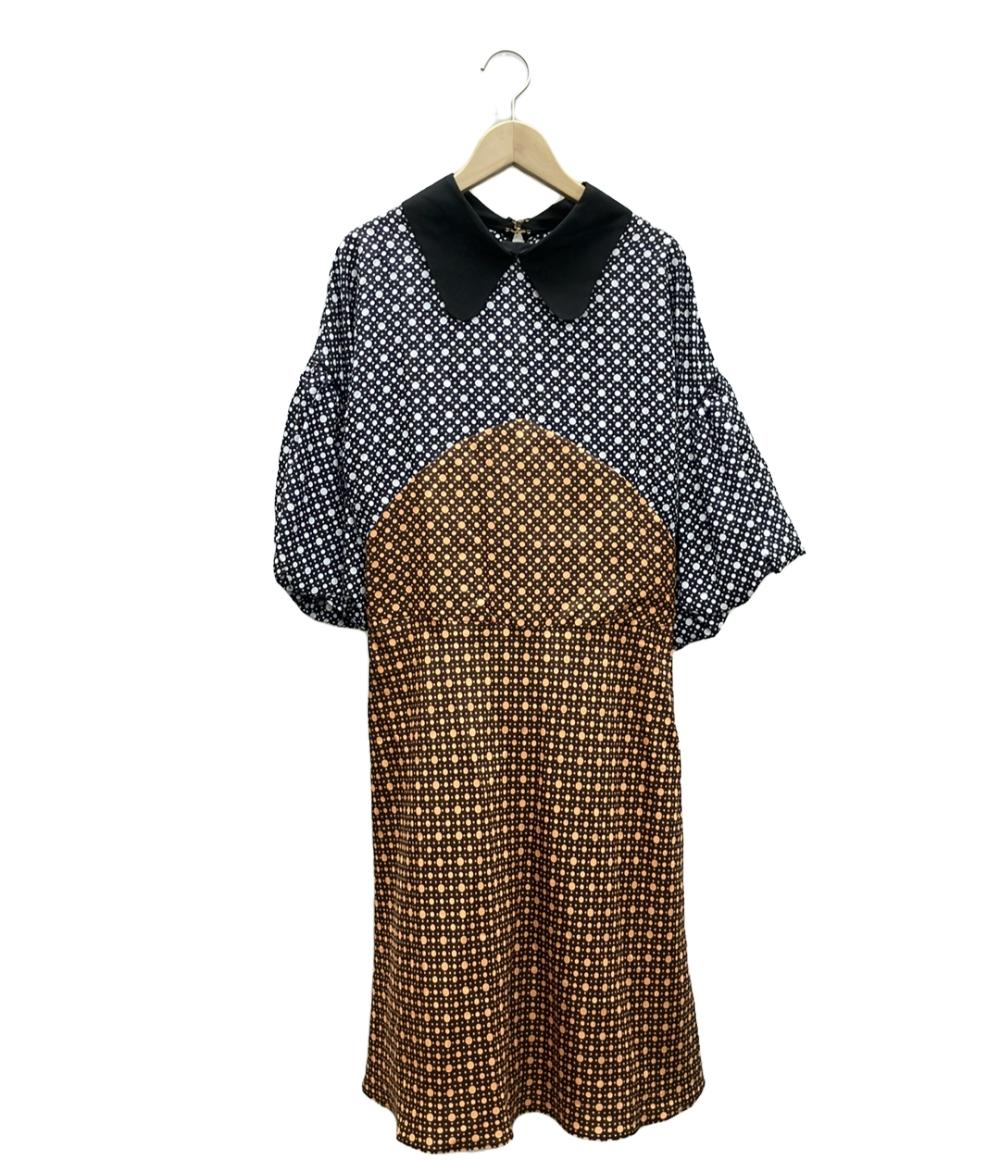 未使用 24SS MARNI マルニ シルク100％ 総柄プリント ハーフスリーブ  