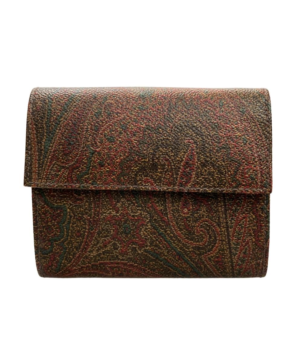 新品未使用品　箱付き　ETRO エトロ　長財布　ペイズリー柄　ブラック ETRO - □美品□ ETRO エトロ レザー ペイズリー柄 ラウンド