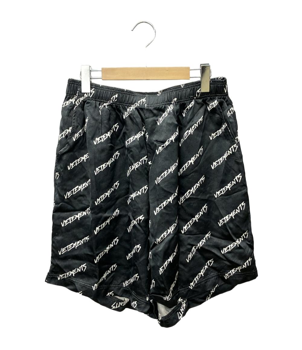 黒 L ハーフパンツ 国旗エンブレム 65%OFF】ACEFLAG ハーフパンツ トラックパンツ メンズ