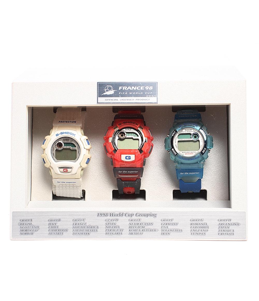 ひまわり　CASIO G-SHOCK FRANCE 98 3本セット 楽天市場】CASIO G-SHOCK FIFAワールドカップフランス98大会