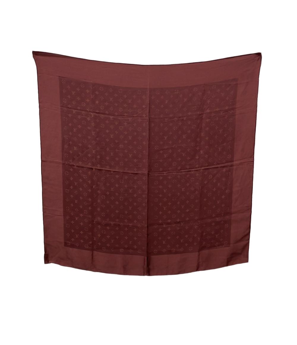 ★LOUIS VUITTON  シルクスカーフ　カレ モナコ 大判 □ルイ・ヴィトン□ カレ モナコ モノグラム スカーフ 総柄