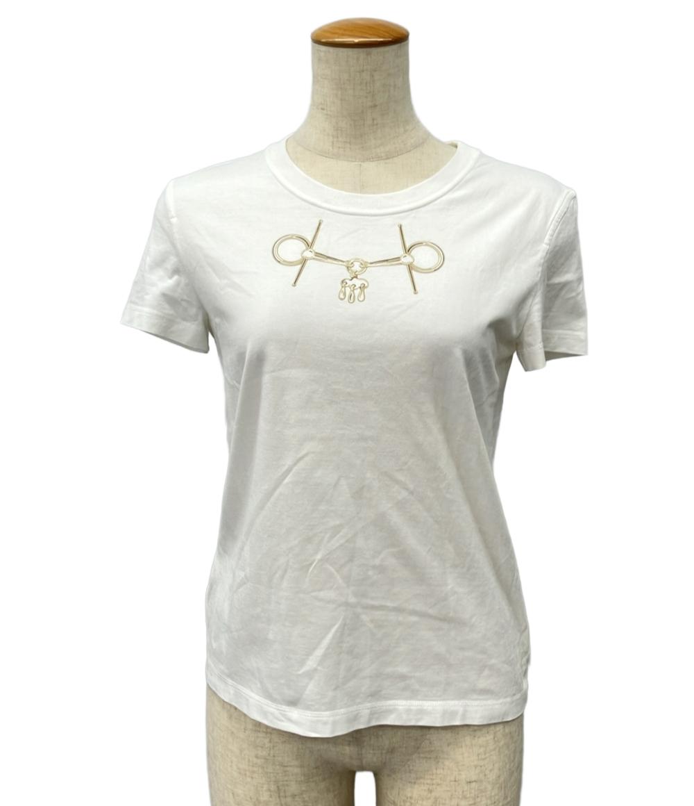 【全品5%OFFクーポン14日23:59迄】【中古】 エルメス パリ 半袖Tシャツ 4H4643DA レディース SIZE 34 (S) HERM?S PARIS