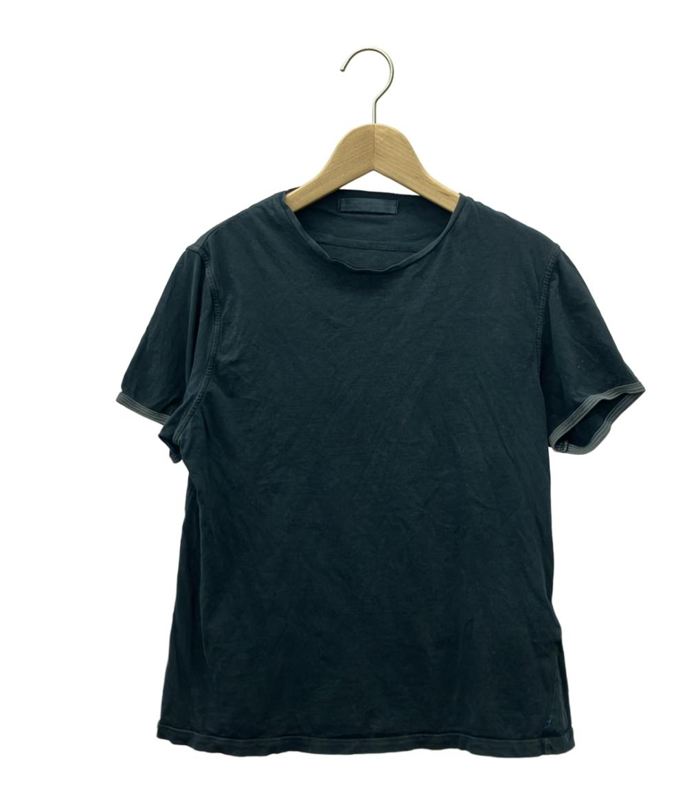 PRADA クロップド丈　Tシャツ 2色展開】PRADA◇コットン クロップド丈 Tシャツ 半袖 ロゴ付