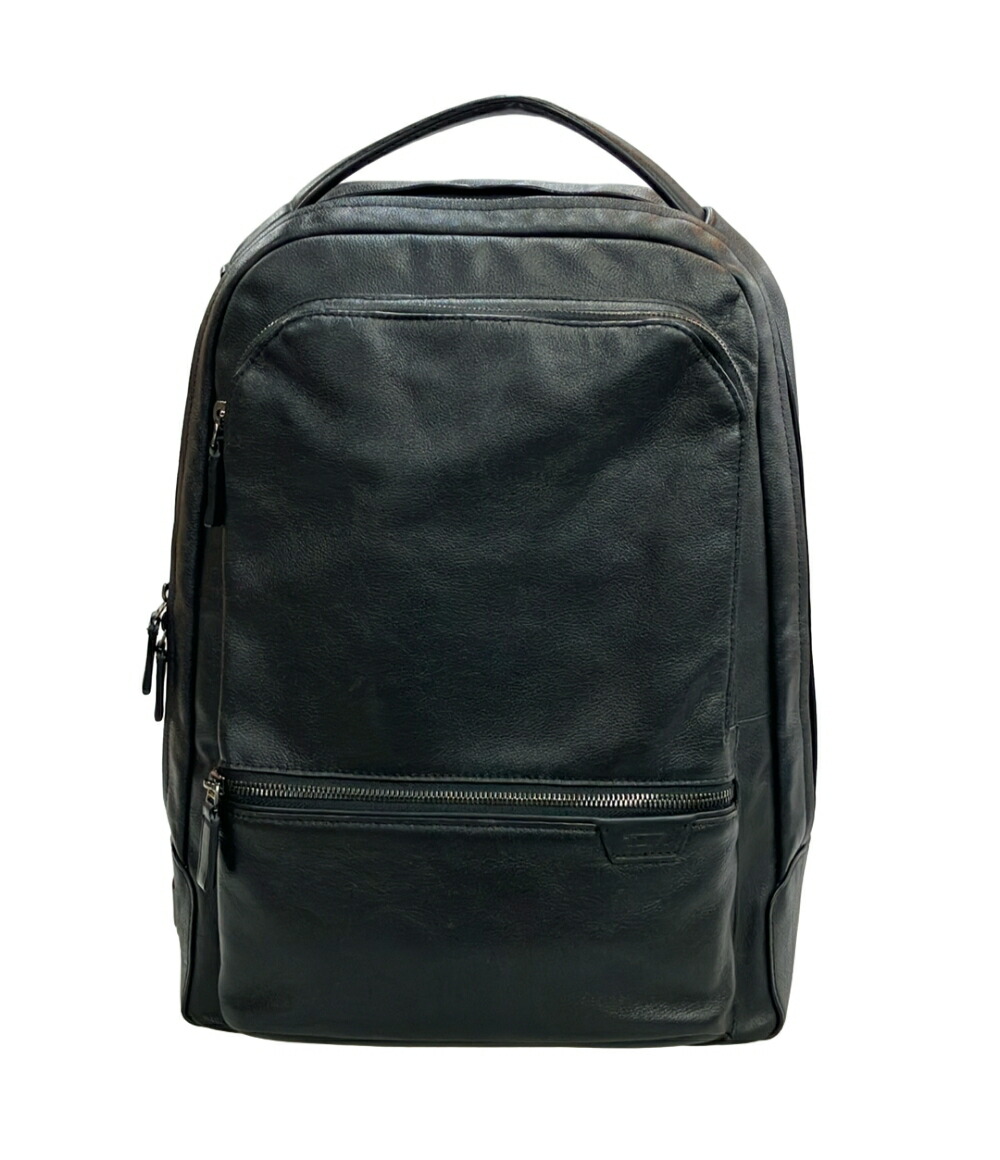 【TUMI】バックパック／リュック（ネームタグ付き・レザー×ナイロン・現状品） 楽天市場】TUMI トゥミ ナイロン レザー バックパック リュック