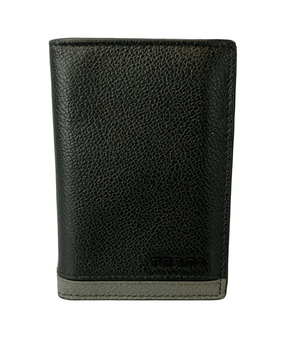 PRADA新作SAFFIANO ストラップ付きバッジホルダー NERO /1MC007 Black Saffiano Leather Badge Holder | PRADA
