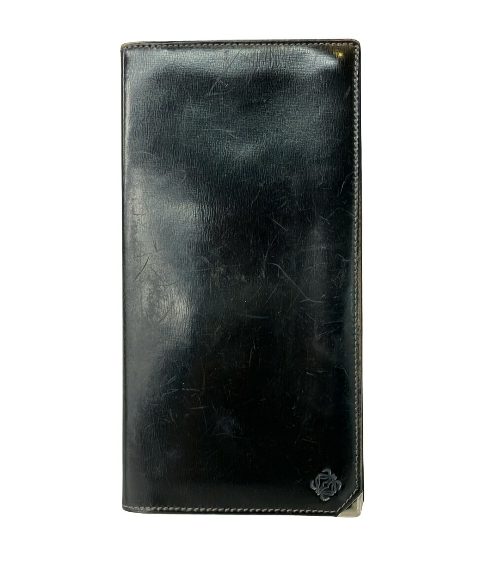 楽天市場】ロエベ 財布 長札入れ クロコ 札入れ マチ付き ブラック 二