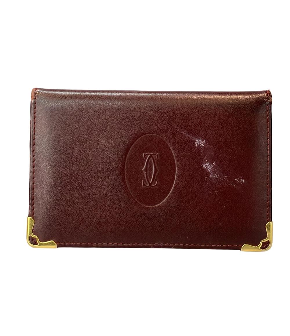 正規品 カルティエ Cartier カードケース パスケース C2ライン ボルド 楽天市場】【未使用品】Cartier カルティエ マストライン カード