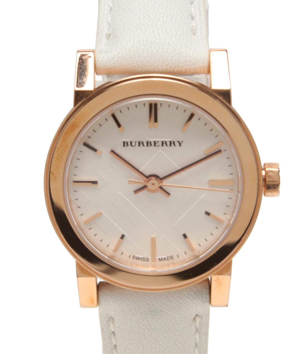 楽天市場】BURBERRY(バーバリー) 3200 白文字盤 SS レザー