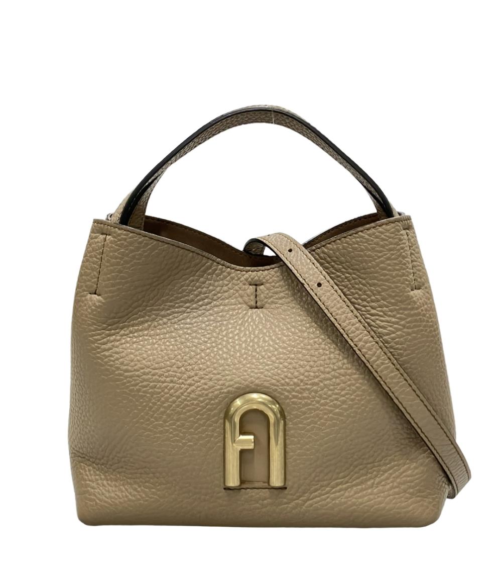 FULRA ショルダーバッグ コメタ S レザー ホーボー　グレー　フルラ FULRA ショルダーバッグ コメタ S レザー ホーボー グレー