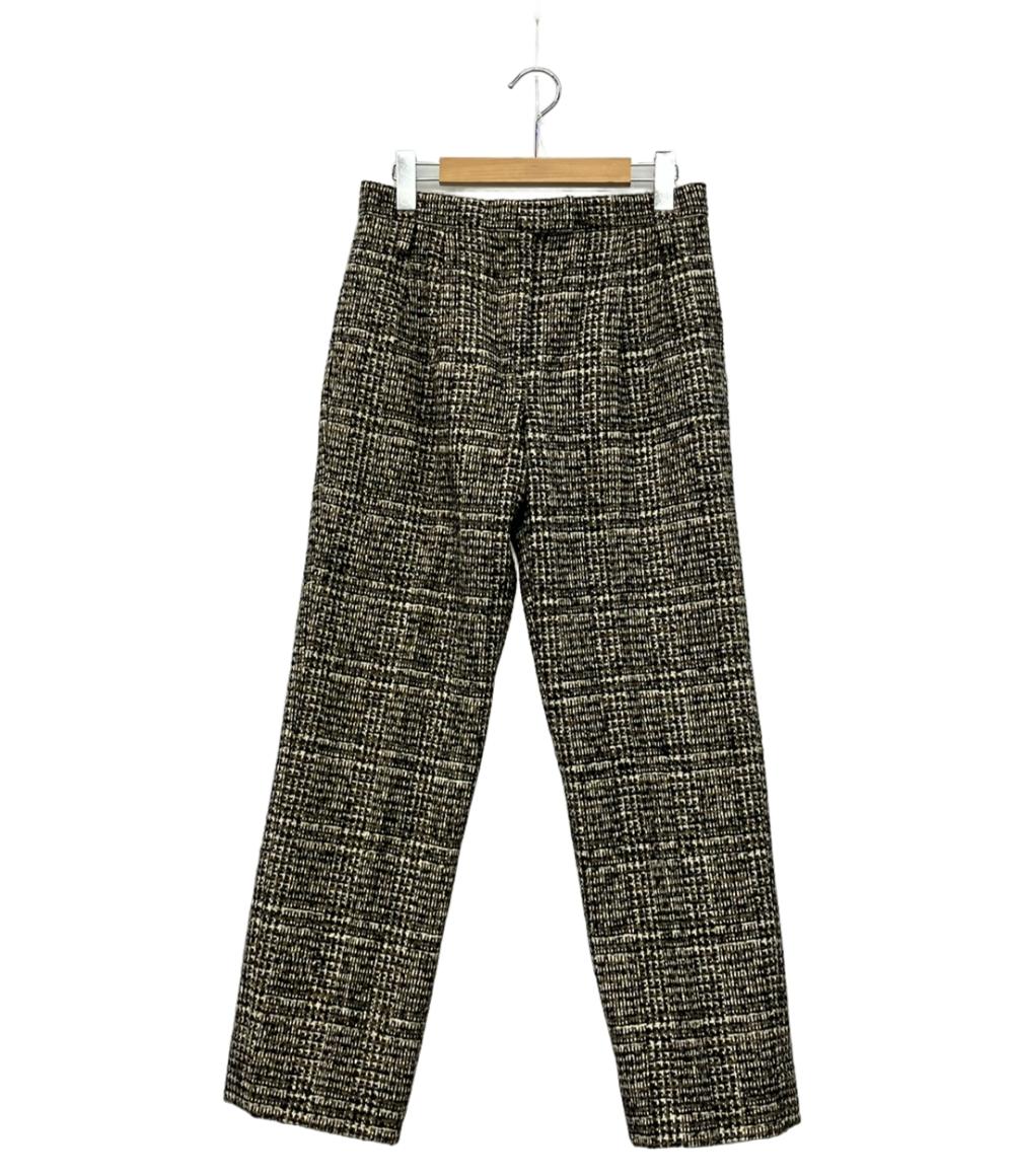 C397-8 イタリア製 HERMES エルメス アルパカ モヘア混 スラックス C397-8 イタリア製 HERMES エルメス アルパカ モヘア混 スラックス