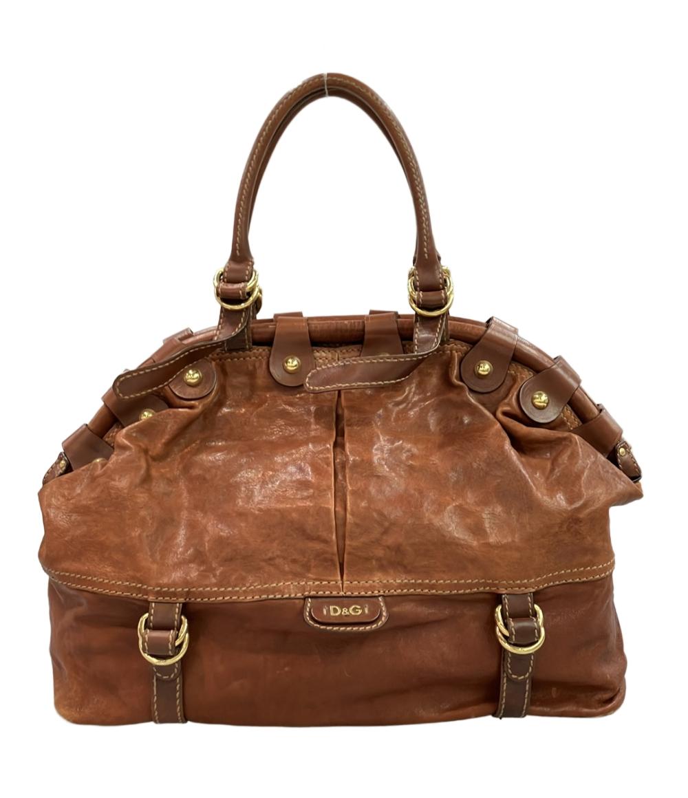 ドルチェアンドガッバーナ 2way ボストンバッグ ショルダーバッグ レオパード ドルチェ&ガッバーナDOLCE&GABBANA レオパード柄レザー切替