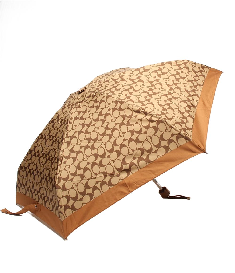 美品　COACH　シグネチャー ✕ オセロット柄のワンタッチ折畳み傘 楽天市場】コーチ COACH 傘 折りたたみ傘 かさ カサ レディース