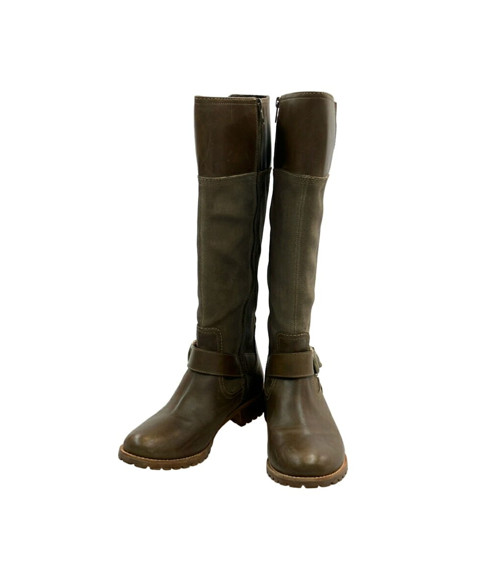 CEDARCRESTキャメルロングブーツ本革　Timberland ロングブーツ CEDARCRESTキャメルロングブーツ本革 Timberland ロングブーツ