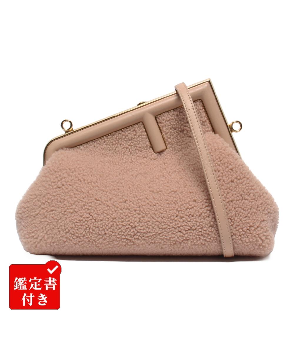 【美品】フェンディ ファーストスモールショルダー　ムートンピンク 8BP129 楽天市場】フェンディ ファースト スモール ショルダーバッグ ムートン