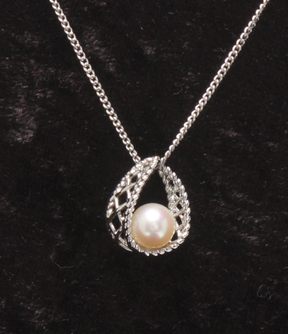 楽天市場】本物 タサキ TASAKI 田崎 パール 6.5-7.0mm SILVER