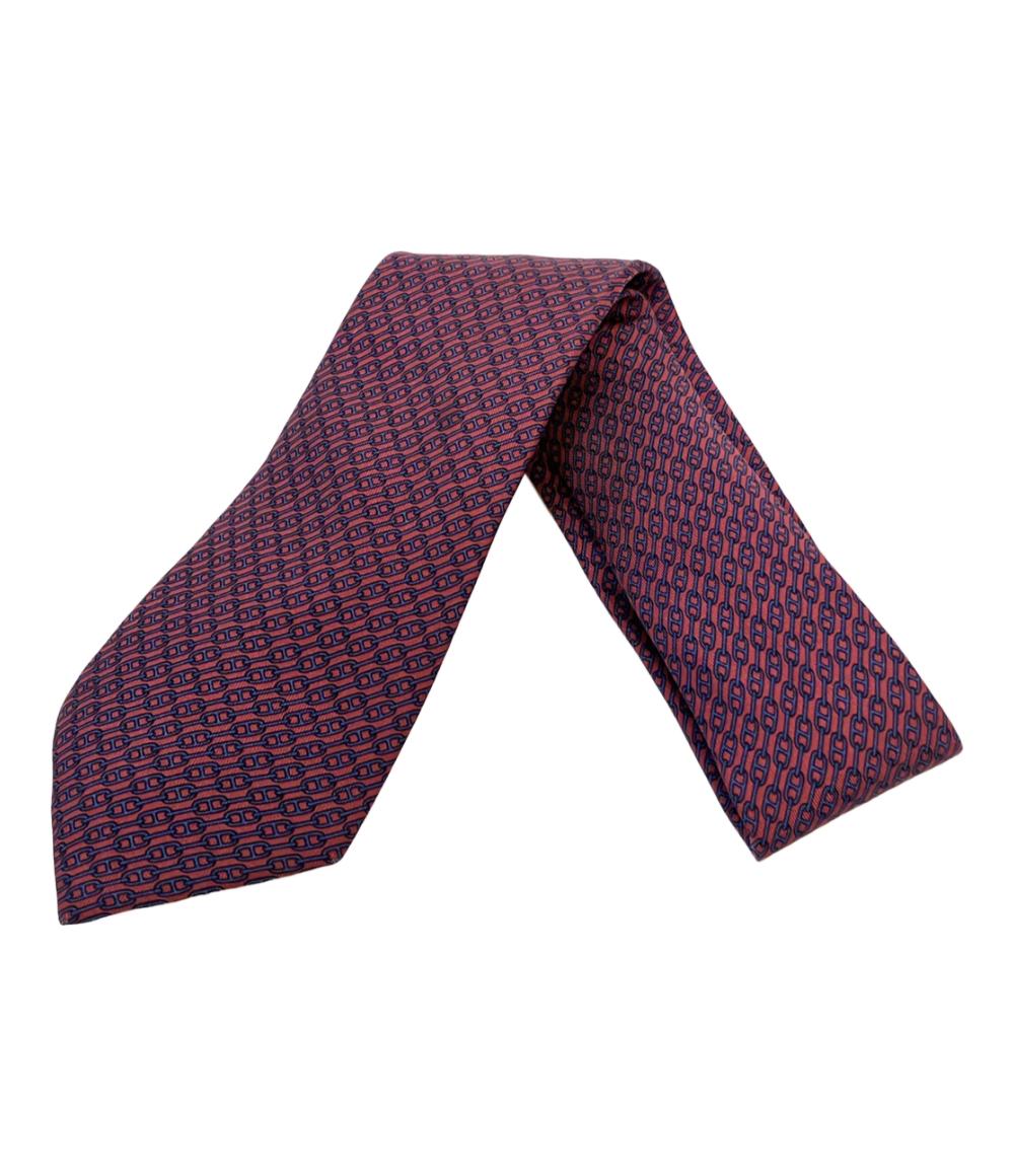 楽天市場】【中古】 超美品 エルメス HERMES ネクタイ オレンジ