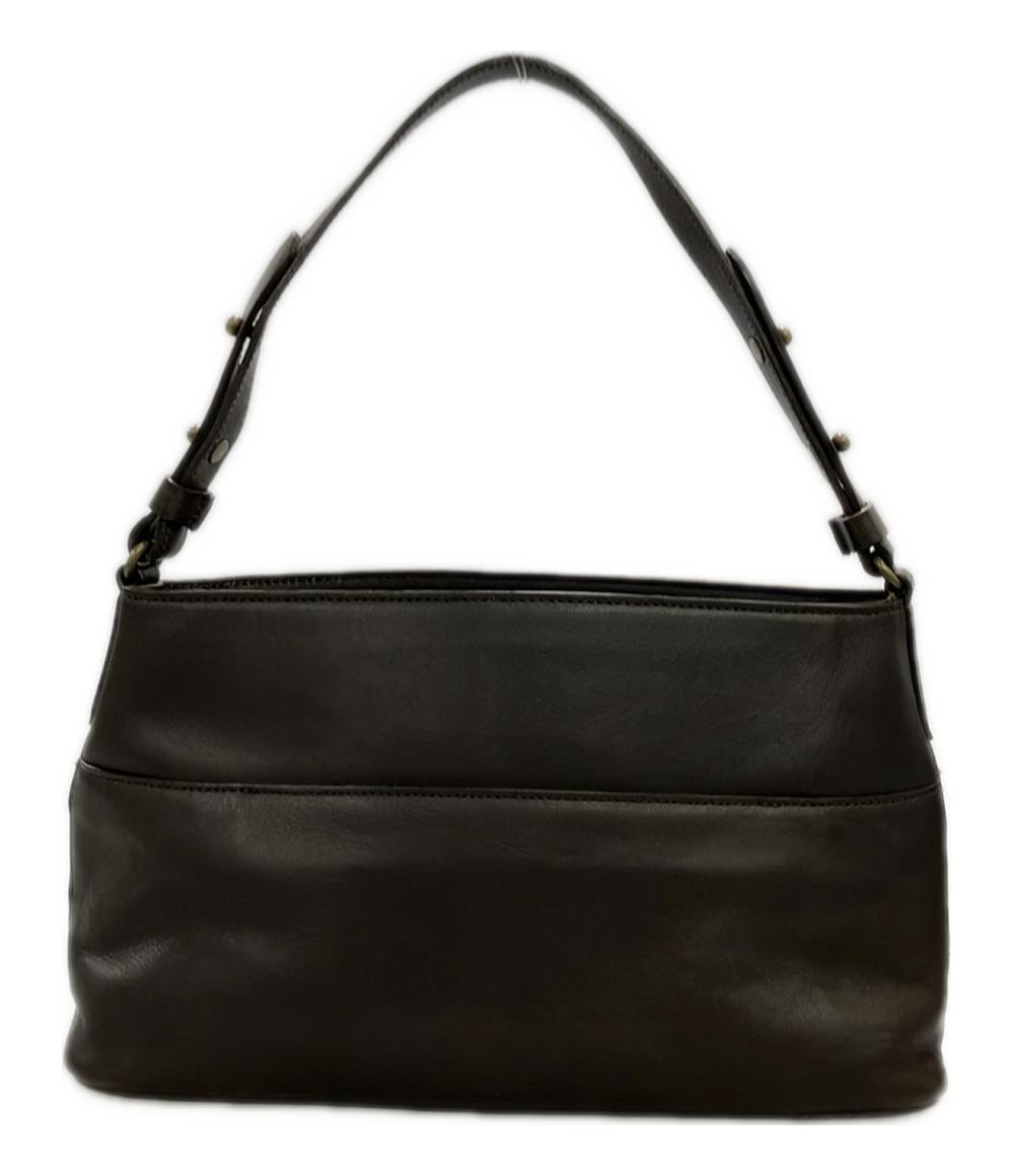 マーガレットハウエル　ブライドルレザー ショルダーバック 箱あり 中古・古着通販】MARGARET HOWELL (マーガレットハウエル