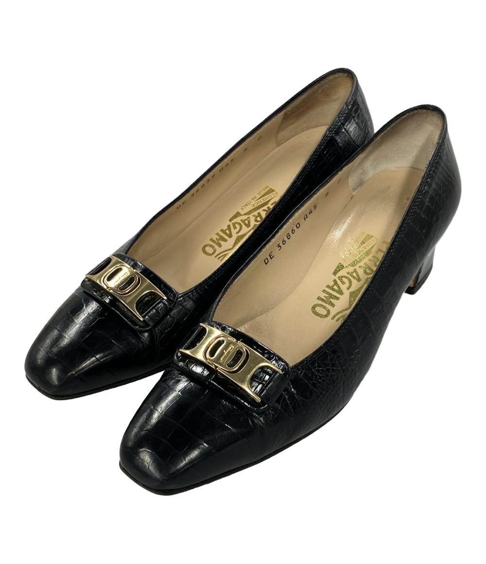 楽天市場】【中古】 サルバトーレフェラガモ ポインテッドトゥパンプス