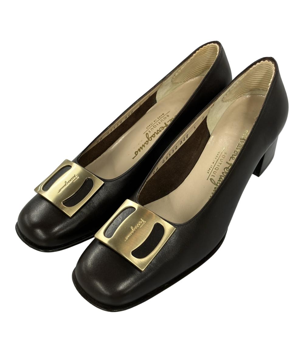 値下げしました！ 新品正規品✨ 23、5サルヴァトーレフェラガモ　パンプス　美品 サルヴァトーレフェラガモ パンプス レディース SIZE 5 1/2