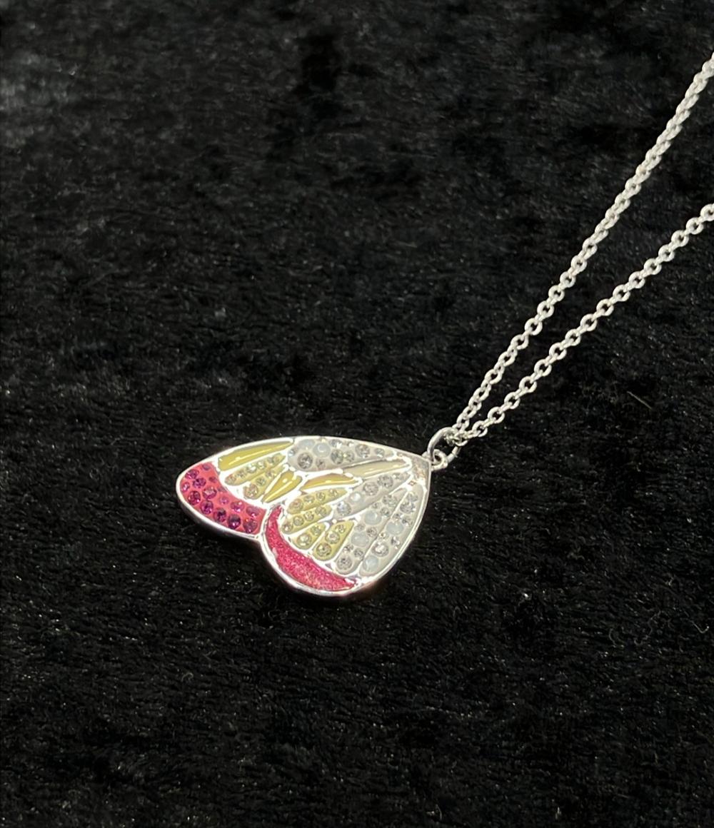 楽天市場】スワロフスキー バタフライモチーフ ネックレス