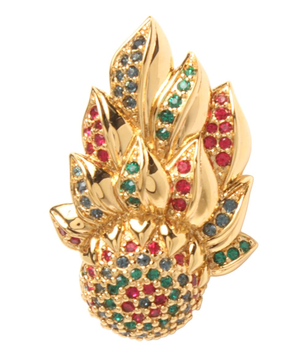 René フラワーモチーフブローチ Rene（ルネ） フラワー型ブローチ 二個セット