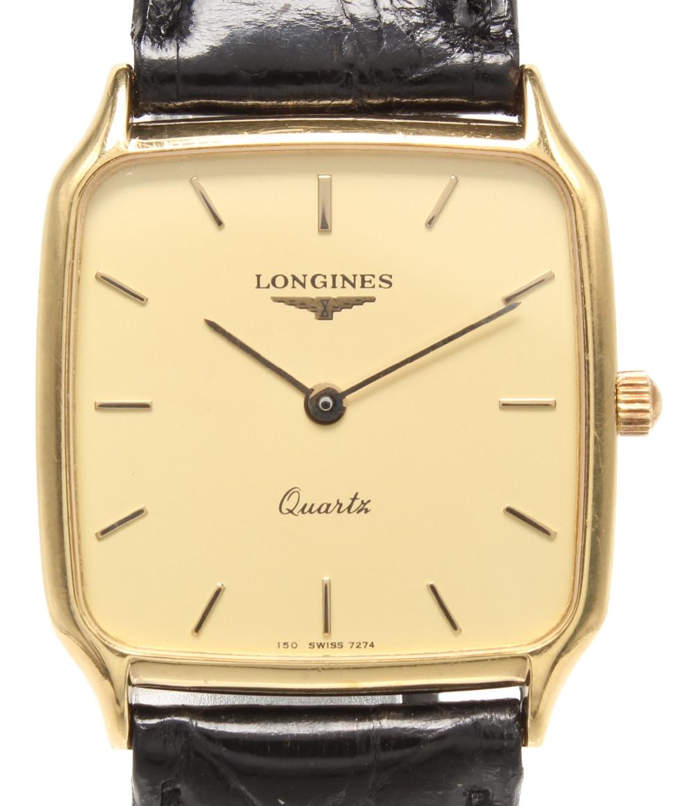 美品! ロンジン 時計 レディース 伸縮　蛇腹バンド ゴールド　ヴィンテージ OH済】1976年製 ロンジン レディース 手巻き 腕時計