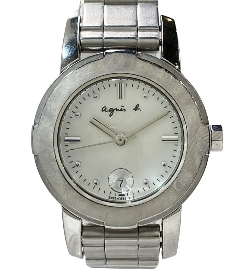 アニエスベー腕時計【美品】 楽天市場】アニエスベー 7N82-0BX0 ラウンドフェイス 腕時計