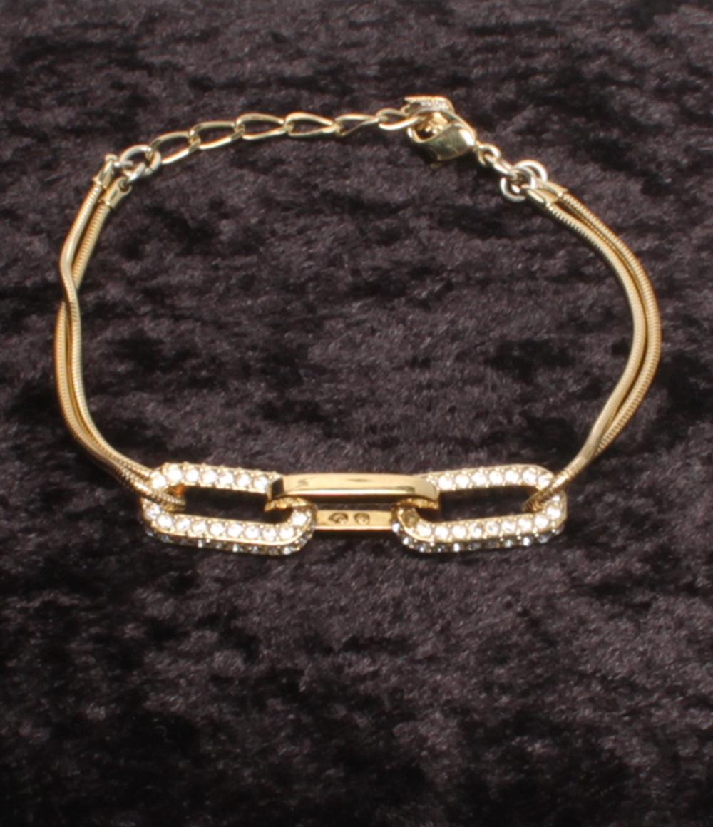 楽天市場】SWAROVSKI スワロフスキー レザー ブレスレット