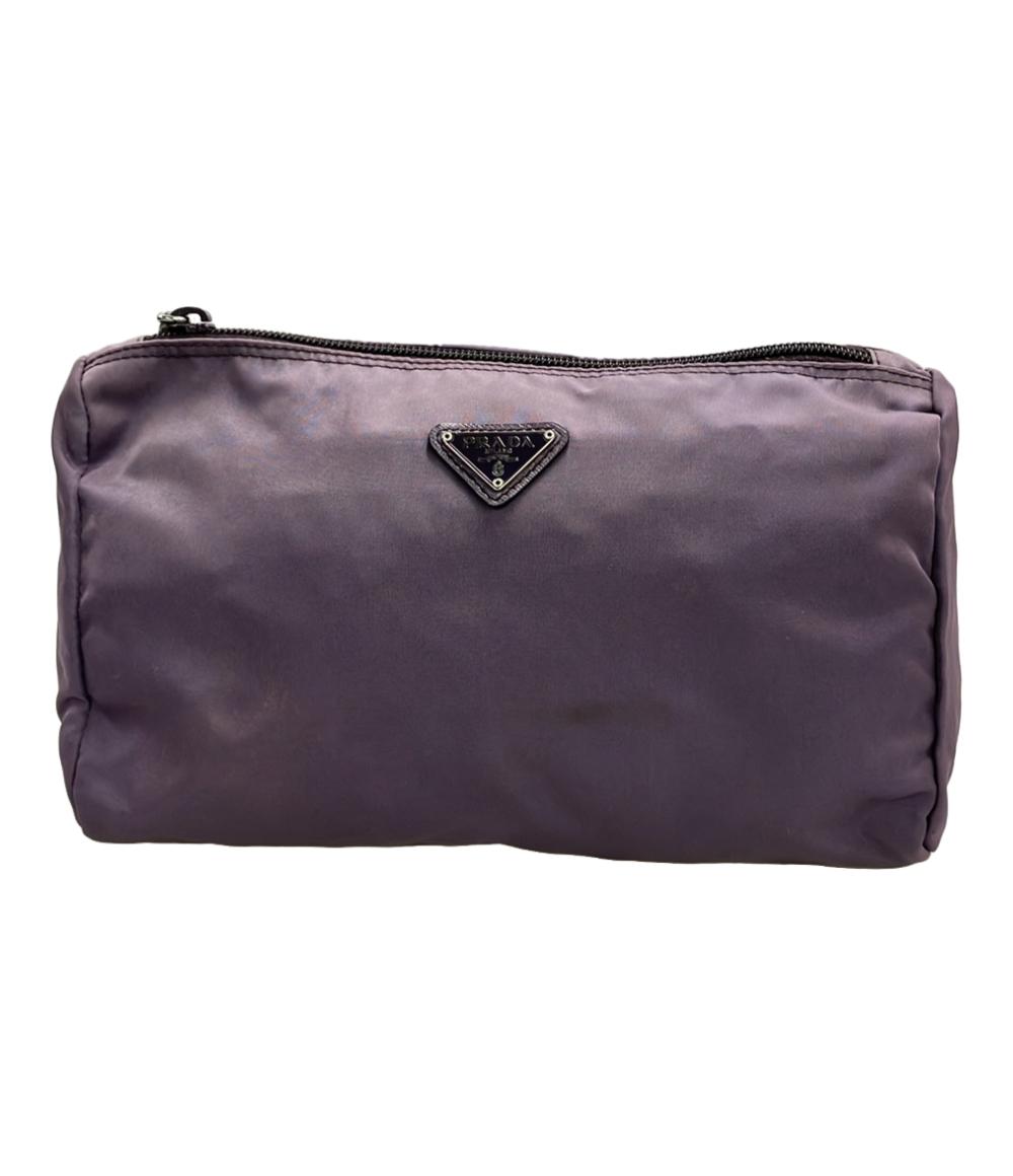 美品 プラダ アクセサリーポーチ ハンドバッグ テスートナイロン 三角タグ 紫 Yahoo!オークション -「プラダ アクセサリーポーチ」の落札相場・落札価格