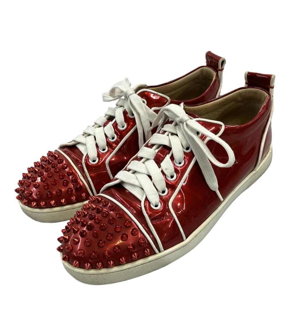 未使用◆Christian Louboutin スタッズ付スエードスニーカー 中古・古着通販】Christian Louboutin (クリスチャン・ルブタン