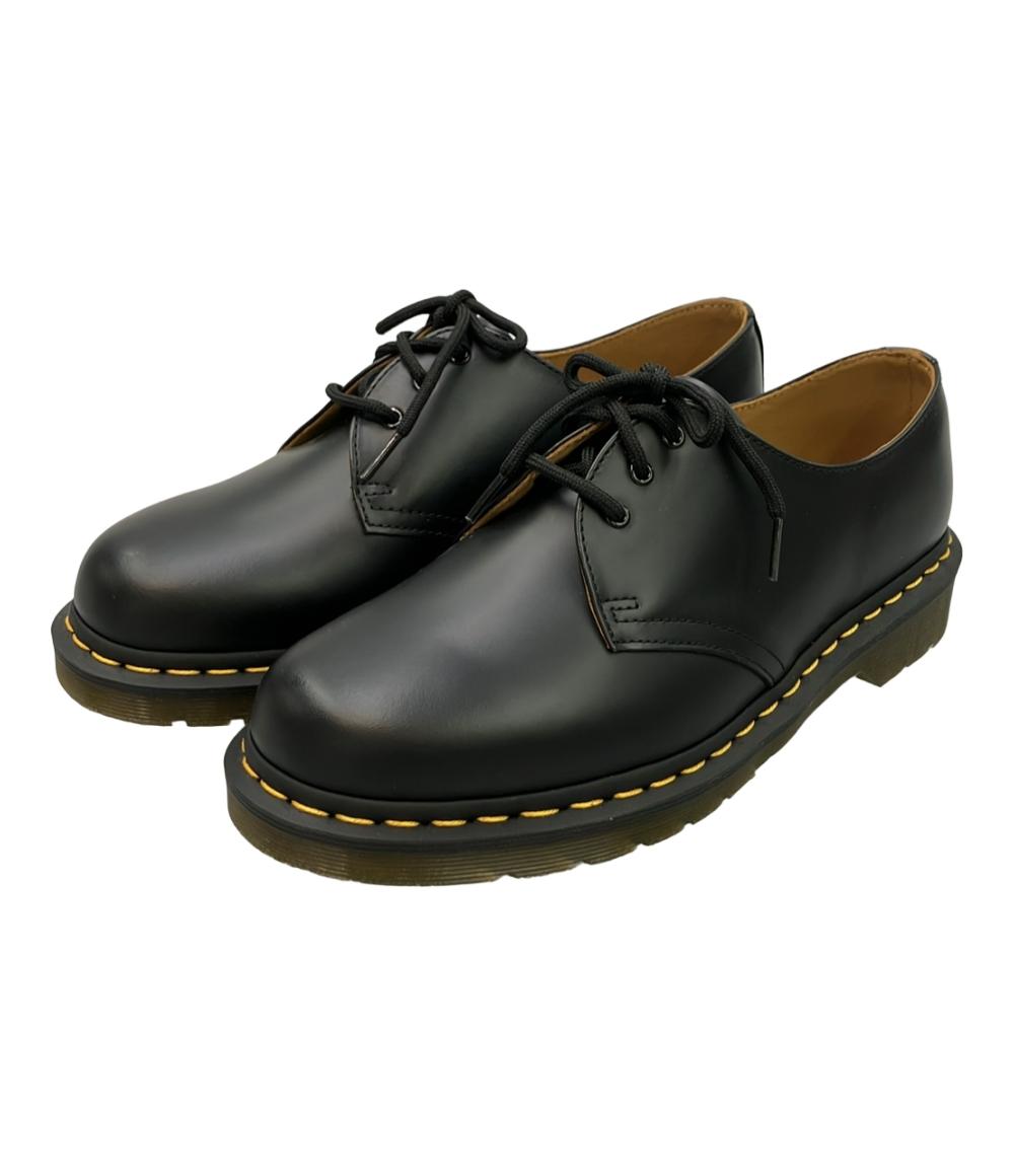 未使用品Dr. Martens 黒 レザー チャンキーヒール3ホールUK6 1461Z 3ホールシューズ