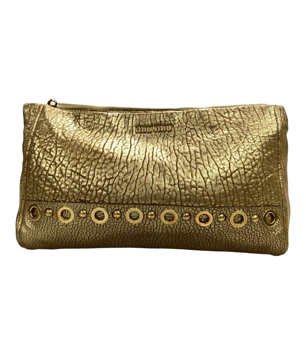 楽天市場】ミュウミュウ ミニクラッチバッグ/フラットポーチ miu miu