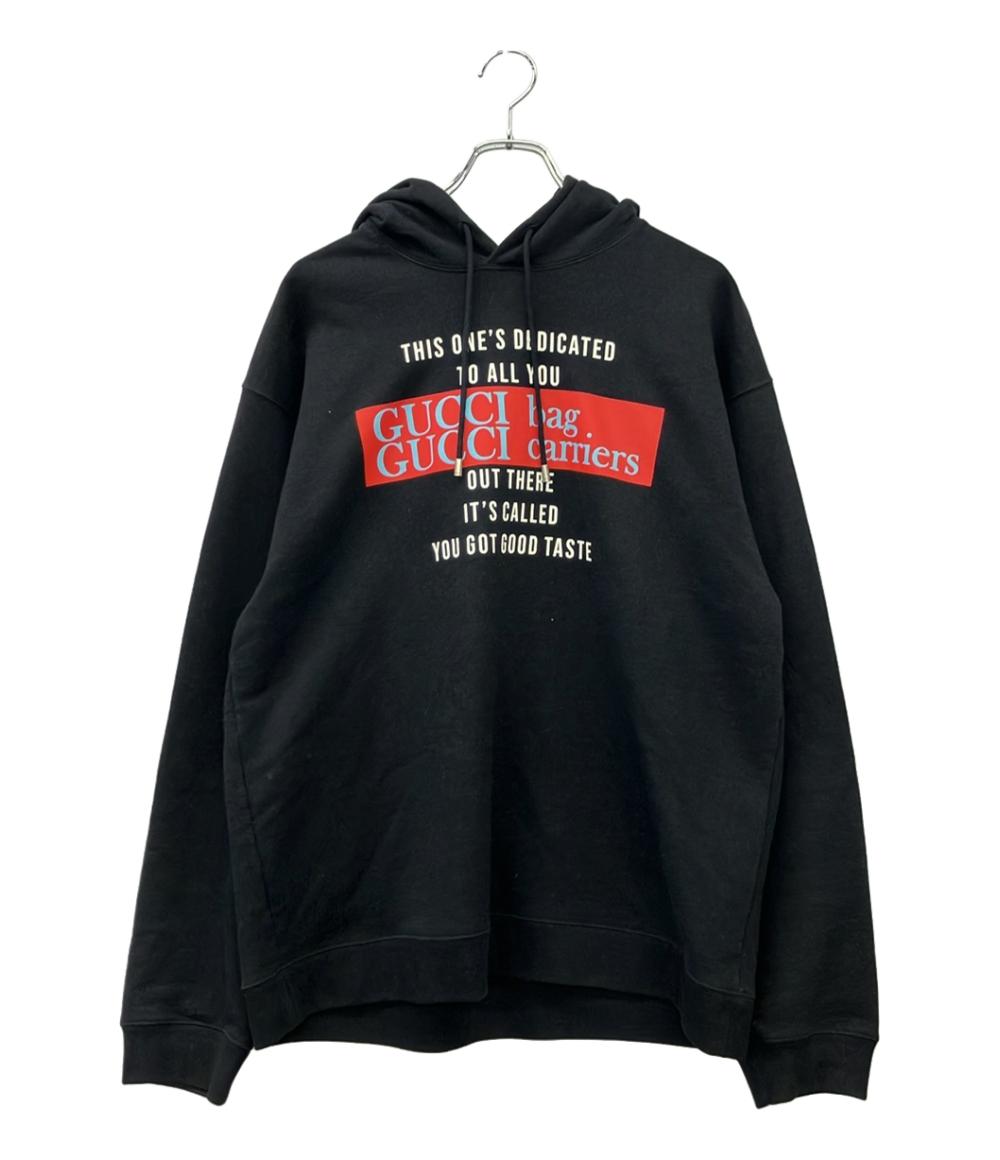 【7%OFFクーポン&500円OFFクーポン18日23:59迄】【中古】 グッチ プルオーバーパーカー メンズ SIZE S GUCCI