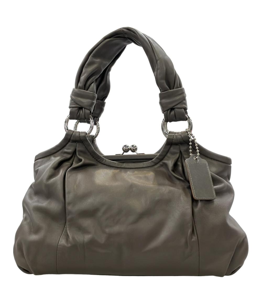 【美品✨】 コーチ チャーム付き ハンドバッグ がま口 サッチェル パーカー 楽天市場】【バッグ】COACH コーチ パーカー サッチェル レザー がま口