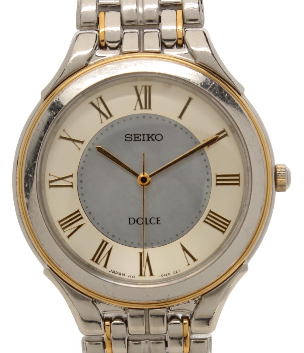 楽天市場】【中古】SEIKO セイコー ドルチェ 7B22-0AE0 シェル文字盤