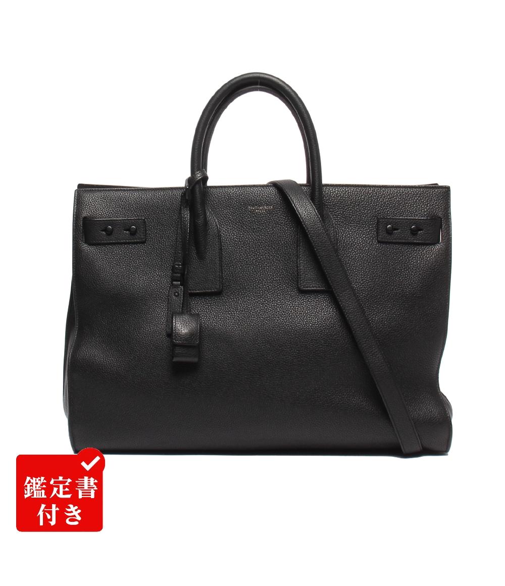 【全品5%OFFクーポン券14日23:59迄】【中古】 サンローランパリ 2wayトートバッグ ショルダーバッグ 曲がった掛け シン ラージ サック ド ワット秒 スープル レディース レディース SAINT LAURENT PARIS