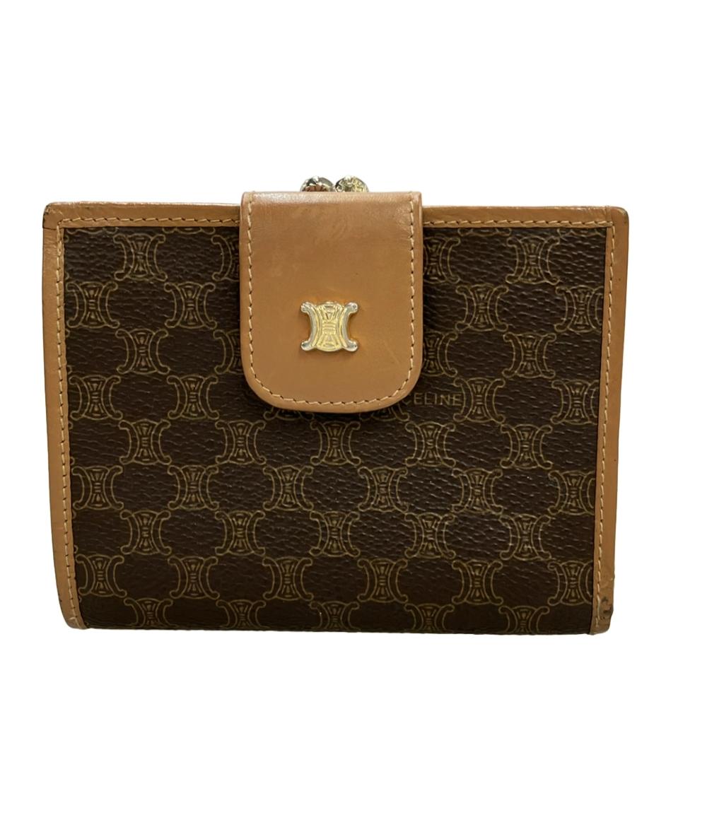 楽天市場】【CELINE】セリーヌ マカダム ニつ折り財布 PVC/レザー