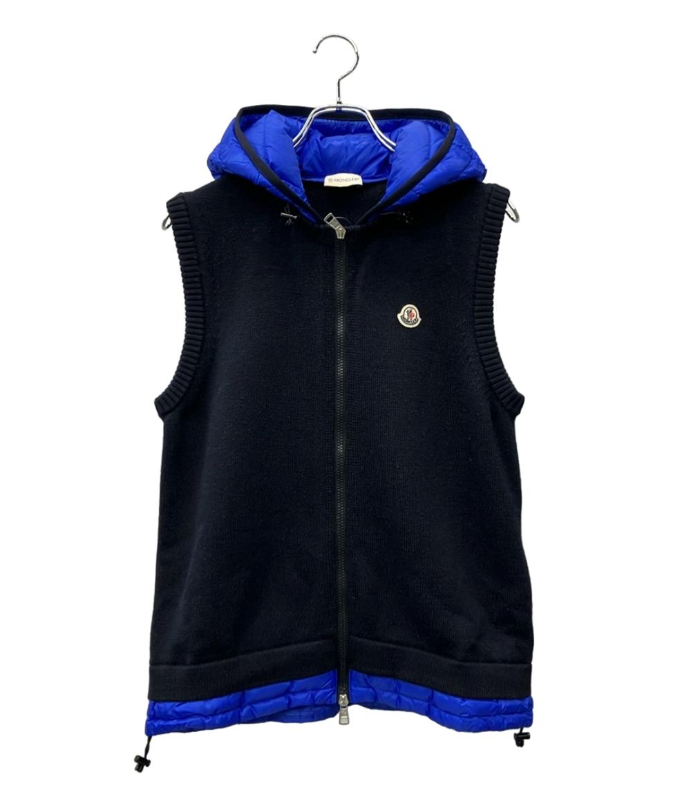 楽天市場】【中古】MONCLERニット切替ダウンベスト A20919413400 