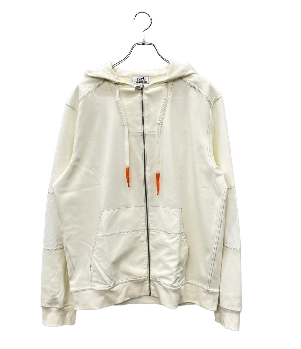 【先着クーポン3日20時～10日1:59迄】【中古】 エルメス ジップアップパーカー ヴァワルH メンズ SIZE L HERMES